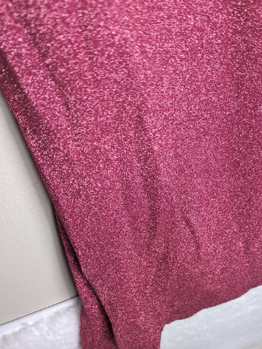 Good American Glitter Tie Sarong Cover-Up Beach Womens Medium Fuchsia Sparkle 2 - Picture 5 of 10
